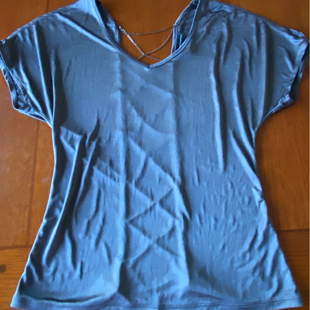 Silky grey shirt